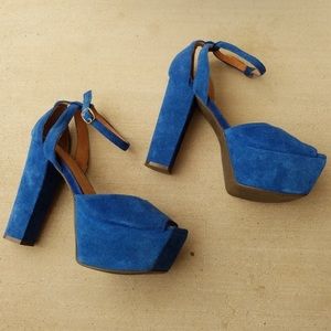 Jeffrey Campbell Blue Platforms